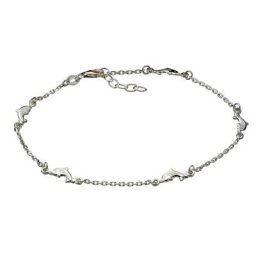 Vivance Fußkette 925 Silber rhodiniert Motiv Delfine