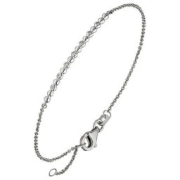 JOBO Armband, 585 Weißgold mit 7 Diamanten 17,5 cm