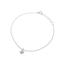 Smart Jewel Armband mit Herz Anhänger, Silber 925