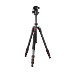 Hama Dreibeinstativ ""Ramble II Duo Carbon"" mit Smartphone Halterung Dreibeinstativ