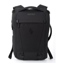 NITRO Fotorucksack Remote, Black, inkl. Einsatz für Equipment