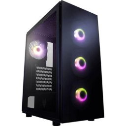 Fortron PC-Gehäuse CMT340 Plus, RGB Beleuchtung, Formfaktor: ATX, Grafikkartenlänge: 423mm, CPU Lüfter