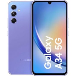 Samsung Galaxy A34 5G 128GB Smartphone (16,65 cm/6,6 Zoll, 128 GB Speicherplatz, 48 MP Kamera)