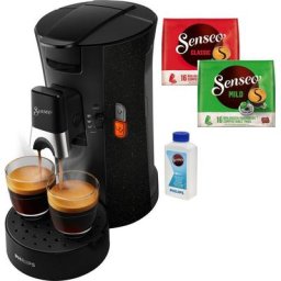 Philips Senseo Kaffeepadmaschine Select ECO CSA240/20, inkl. Gratis-Zugaben im Wert von € 14,- UVP