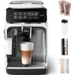 Philips Kaffeevollautomat 3200 Serie EP3243/70 LatteGo, weiß, inkl. gratis Genusspaket im Wert von UVP 49,99 €
