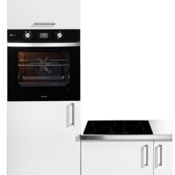 Privileg Backofen-Set BAKO Turn&Go Steam 600, mit Backauszug, Hydrolyse, mit Dampffunktion und Induktion