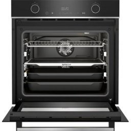 BEKO Einbaubackofen BBVM13400XDS, mit 2-fach-Teleskopauszug, SteamShine, Split&Cook