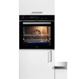 BEKO Einbaubackofen BBIS13400XMSE, mit 1-fach-Teleskopauszug, SteamShine, SteamAid Dampfunterstützung