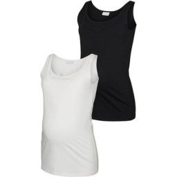 Mamalicious Umstandstop MLKERRIE NELL SL JRS TOP 2F 2-P A. (Packung, 2-tlg)