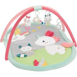 Fehn Spielbogen Aiko & Yuki 3-D-Activity-Decke, mit Krabbeldecke