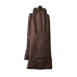 GRETCHEN Lederhandschuhe Bow Gloves mit kuscheligem Kaschmir-Futter