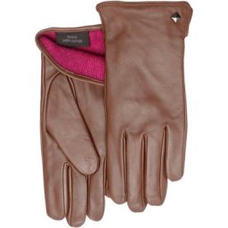 PEARLWOOD Lederhandschuhe Meg Touchscreenfähig - mit 10 Fingern bedienbar, softes Futter