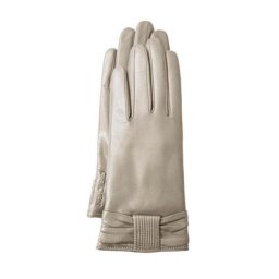 GRETCHEN Lederhandschuhe Bow Gloves mit kuscheligem Kaschmir-Futter