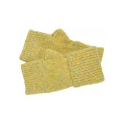 Seeberger Strickhandschuhe Feinstrick mit Umschlag, Fingerlos, meliert