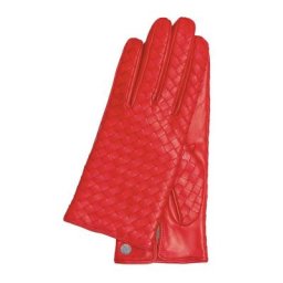 GRETCHEN Lederhandschuhe Woven Gloves mit trendiger Flechtung