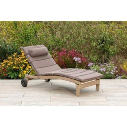 MERXX Gartenliege Andalusia, 1 St., zerlegbar, mit Auflagen, Aluminium
