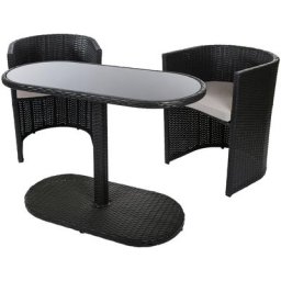 my Flair Gartenlounge-Set, (3-tlg), 2 Stühle, 1 Tisch