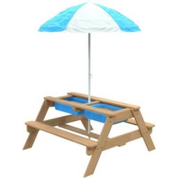 TP Toys Garten-Kindersitzgruppe TP602, BxTxH: 95x97x170 cm, Picknick Tisch inkl. Sonnenschirm