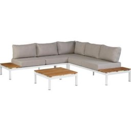 EXOTAN Gartenlounge-Set Villa, BxTxH: 252x252x75 cm, inkl. Tisch und Auflagen