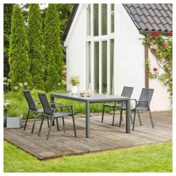 Siena Garden Garten-Essgruppe Reno, (5-tlg)