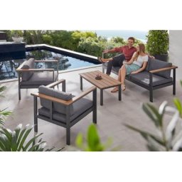 KONIFERA Gartenlounge-Set Copenhagen, (14-tlg)