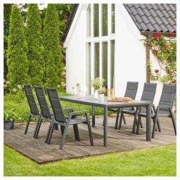 Siena Garden Garten-Essgruppe Milano, (7-tlg)