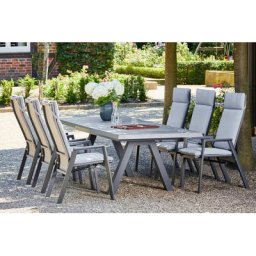 Siena Garden Garten-Essgruppe Valencia, (7-tlg)