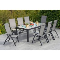 MERXX Garten-Essgruppe Vicenza, (9-tlg)
