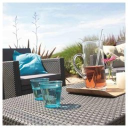 Allibert Gartenlounge-Set Monaco, (Set, 4-tlg)
