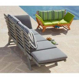 MERXX Gartenlounge-Bank Daybed Akazie