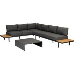 EXOTAN Gartenlounge-Set Bari, BxTxH: 295x230x75 cm, inkl. Tisch und Auflagen