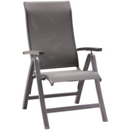 Best Gartensessel Larino (Set, 2-St), 2x Klappsessel Larino anthrazit/mat