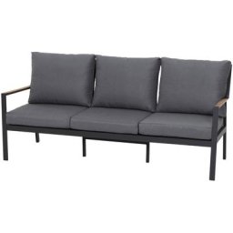 Siena Garden Loungesofa Londra, 3-Sitzer, BxTxH: 193x75x86,5 cm