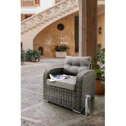 Destiny Loungesessel SANTA PONSA, 3-tlg., hochwertiges Polyrattan, inkl. Auflagen