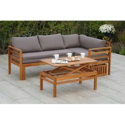 MERXX Gartenlounge-Set Brasilia, (9-tlg), inkl. Auflagen