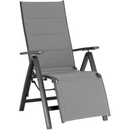 Best Gartensessel Varese, Aluminium, verstellbar