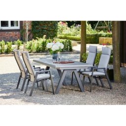 Siena Garden Garten-Essgruppe Valencia, (5-tlg)