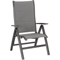 Best Gartensessel Varese (Set, 2-St), 2x Klappsessel Varese anthrazit/mat