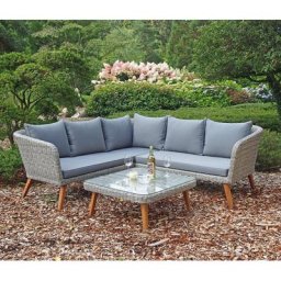 Garden Pleasure Garten-Essgruppe PAMPLONA, (1-tlg), mit bequemer Polsterung