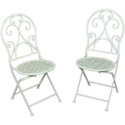 Garden Pleasure Gartenstuhl Lascar (Set, 2 St), 2er Set, Stahl/Textil, stapelbar