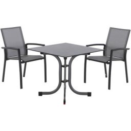 Siena Garden Garten-Essgruppe Velia, (3-tlg)