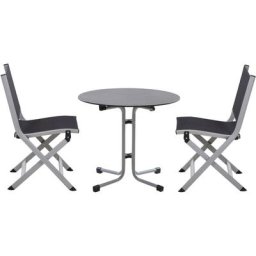 Siena Garden Balkonset Tesoro / Sola, (Set, 3-tlg), bestehend aus 2 Sesseln und 1 Tisch