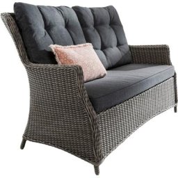 Destiny Loungesofa CASA, 4-tlg., hohe Rückenlehnen, aus Polyratten, inkl. Auflagen