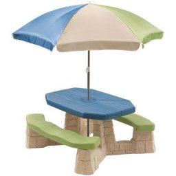Step2 Garten-Kindersitzgruppe, Picknicktisch, BxTxH: 109x103x183 cm