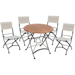 Garden Pleasure Garten-Essgruppe TRIEST, (Set, 5-tlg)