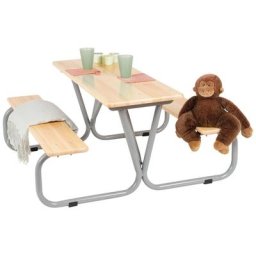 Pinolino® Garten-Kindersitzgruppe Michel, Tisch mit 2 Sitzbänken, für Kinder ab 3 Jahren