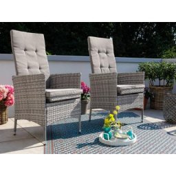 KONIFERA Stuhl Victoria (Set, 2 St), 2er Set, 3-fach verstellbar