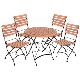 Garden Pleasure Garten-Essgruppe WIEN Set, (Set, 5-tlg)