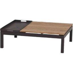 Siena Garden Gartentisch Alvida, 74x74x30 cm, Teakholz
