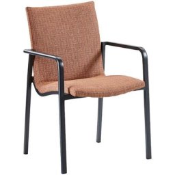 Best Gartensessel Positano (Set, 4-St), 4x Dining-Sessel Positano anthrazit